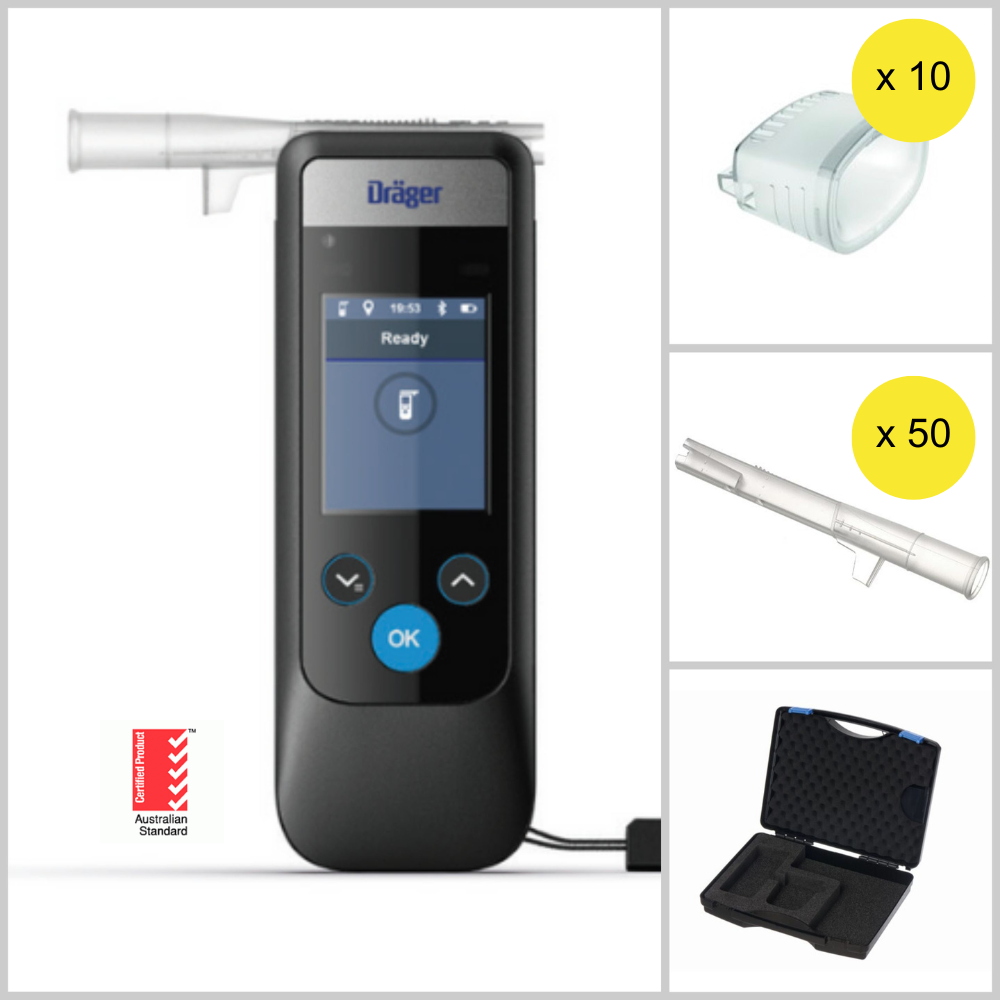Drager Alcotest 7000 Breathalyser and Mouthpieces Bundle