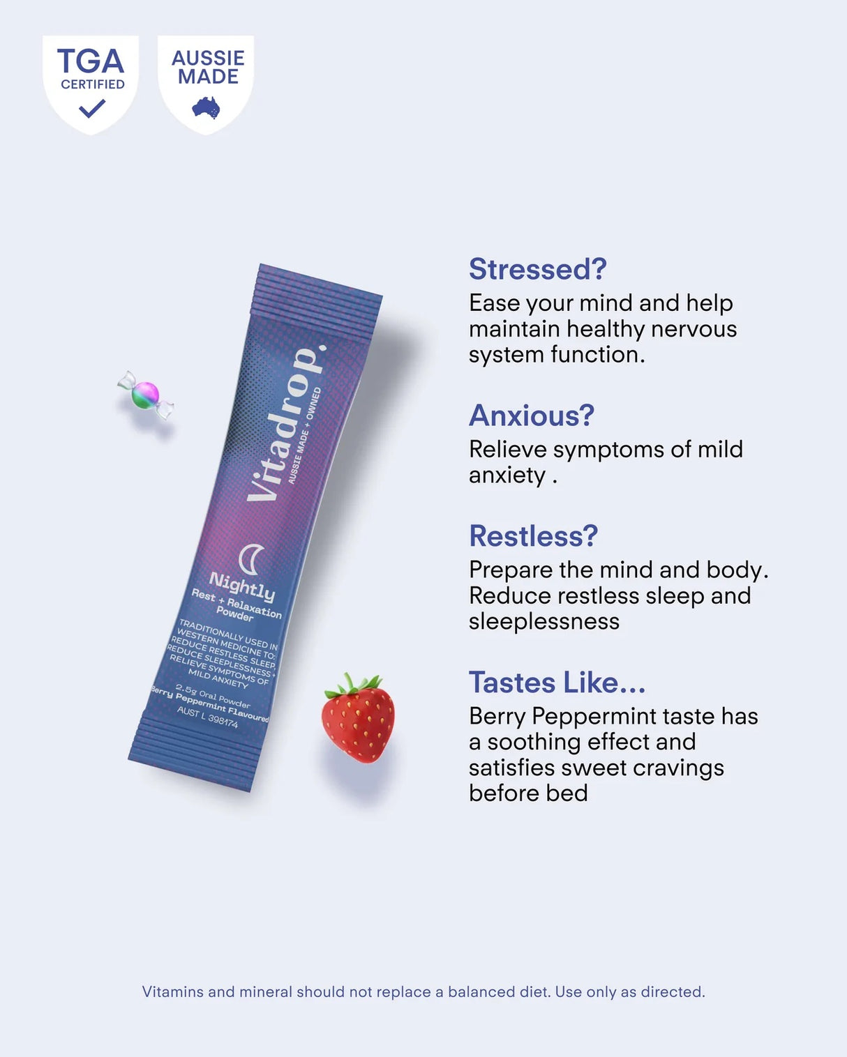 Vitadrop Nightly - Hydrate + Sleep Support