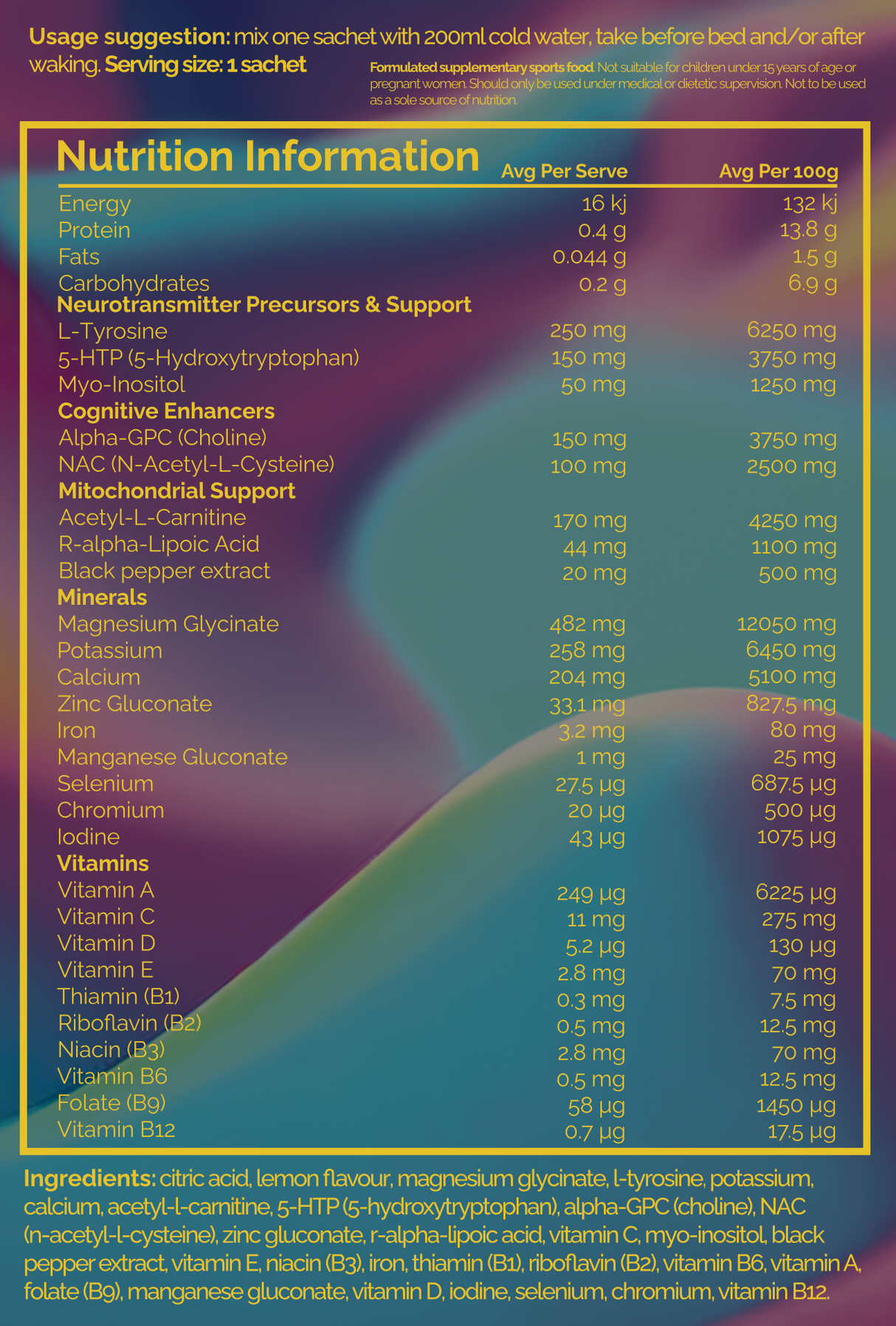 SOFT LANDINGS Recovery sachet (20 Pack)