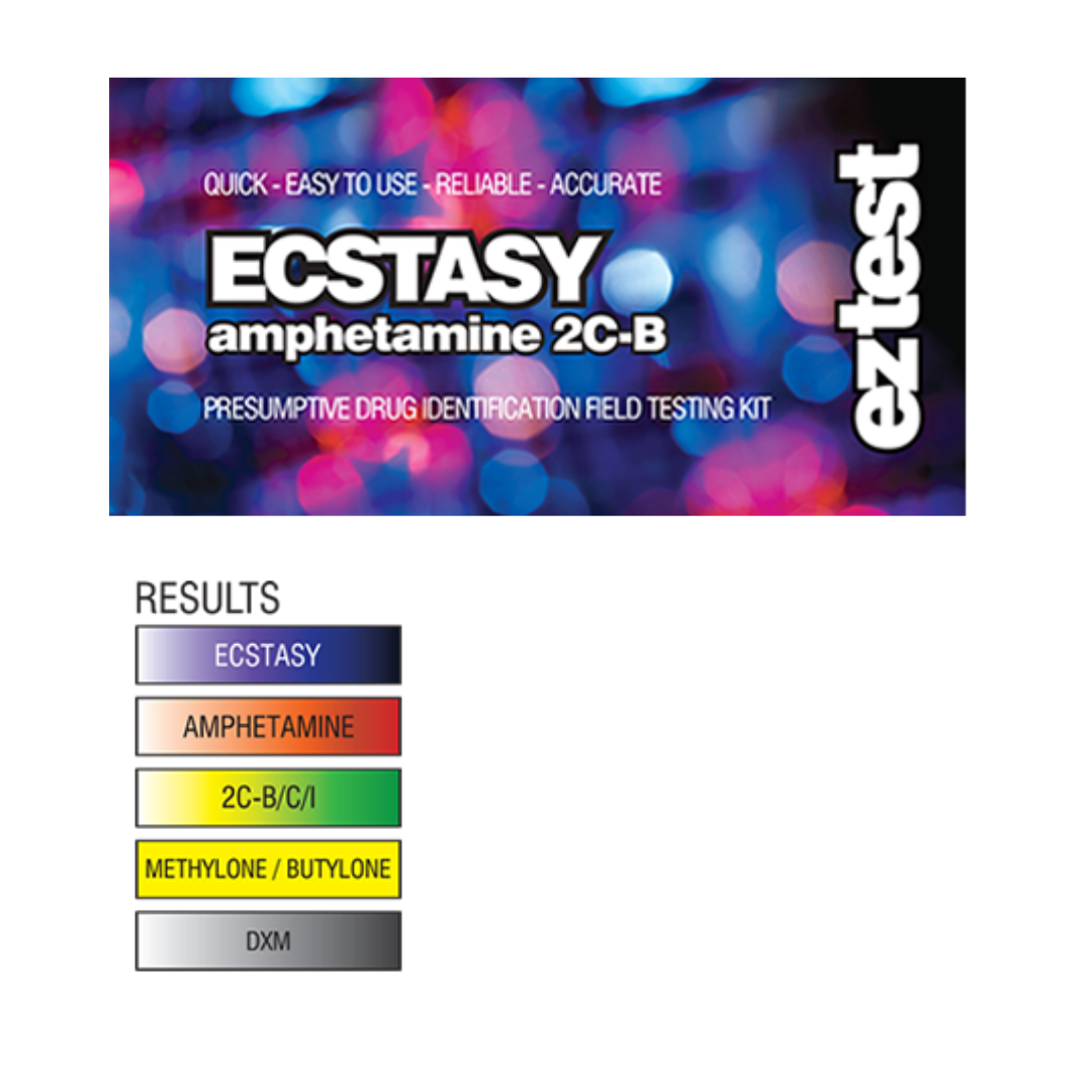 Ecstasy & Amphetamines - Drug Purity Test Kit