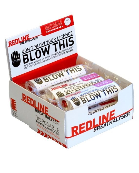 Redline Single Use Disposable Breathalyser