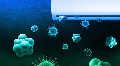 How do biological aerosols affect indoor air quality?