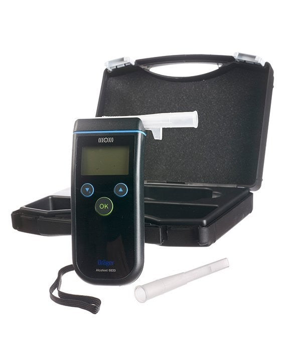 Drager Alcotest 6820 Breathalyser, Mouthpieces & Mobile Printer Bundle Pack
