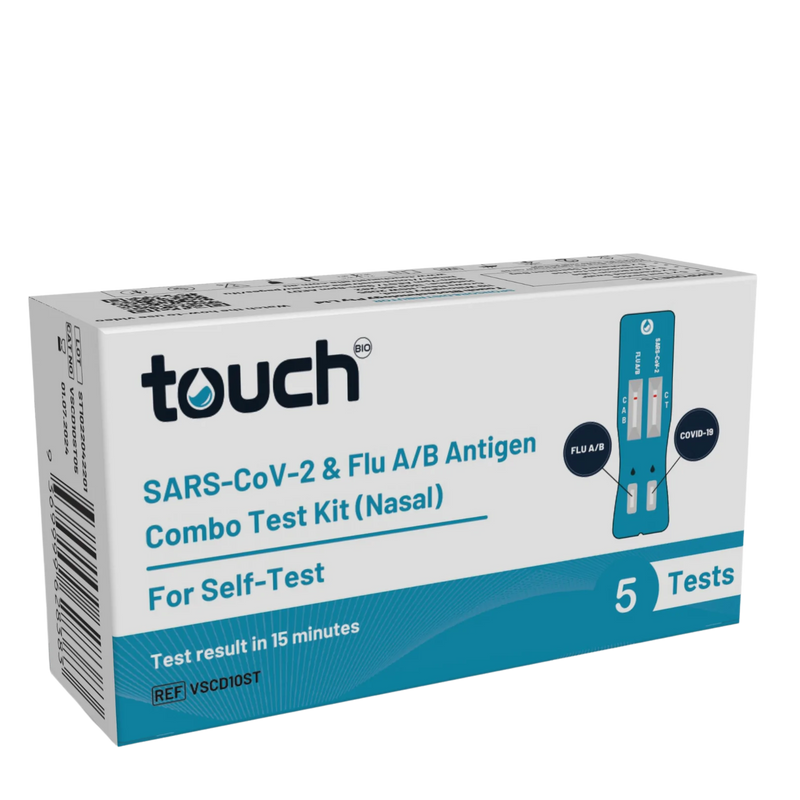 TouchBio Combo COVID-19 & FLU A/B Rapid Antigen Test