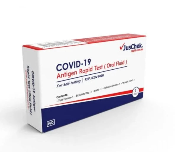 JusChek Covid-19 Antigen Rapid Test Oral fluid
