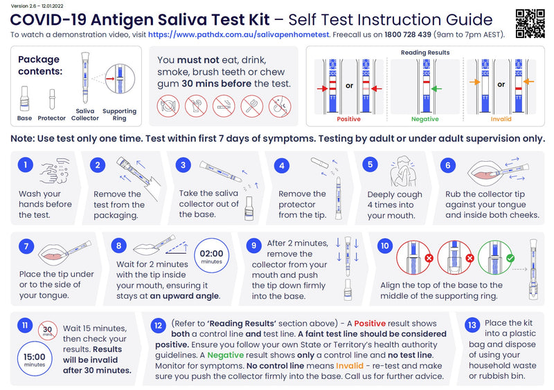 Ecotest COVID-19 Antigen Saliva Test Kit